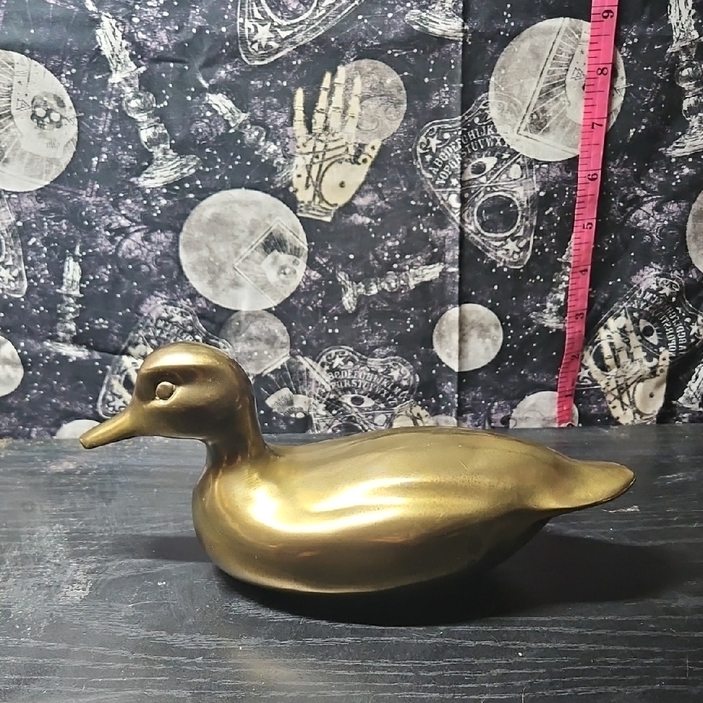 Rare Solid Brass Duck